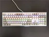 MP Cherry MX switch 108/87 клавиш PBT Keycap с подсветкой двойная съемка белая и серая Ретро клавиатура для механической игровой клавиатуры - Цвет: Light grey