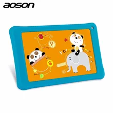 Бренд AOSON 7 дюймов Детский рисунок таблетки шт 8 ГБ + 1 ГБ M751 Android IPS Quad Core Образования Tablet WI-FI babypad игрушка для детей