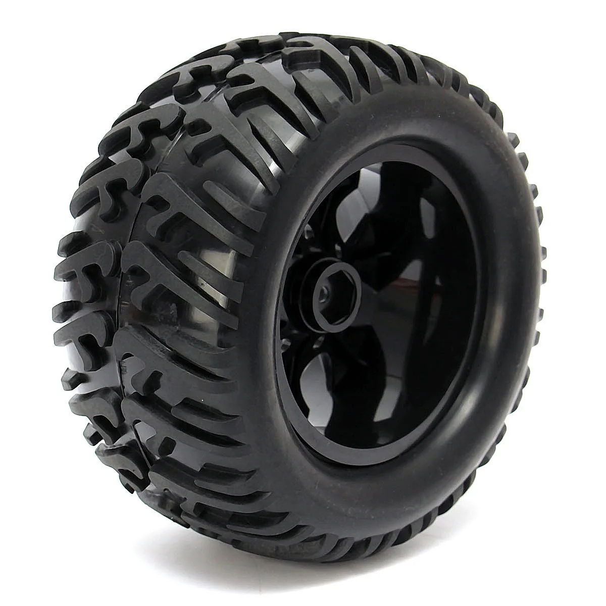 4PCS 12mm Racing Wheel Rim & Tires Redcat HSP 1:10 Monster truck RC On-Road Car Parts 12mm Hub 88005 Toys Accesseries 4pcs 12mm racing wheel rim