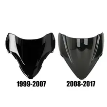 Pare-brise à double bulle pour moto, pour Suzuki GSX1300R GSX 1300 R Hayabusa 1999-2007 2008-2017 2016 2015 2014 2013