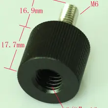 3/" Женский до M6 мужской Преобразует винт-адаптер с наружной резьбой для направляющий рельс системы и штатив-Трипод для камеры