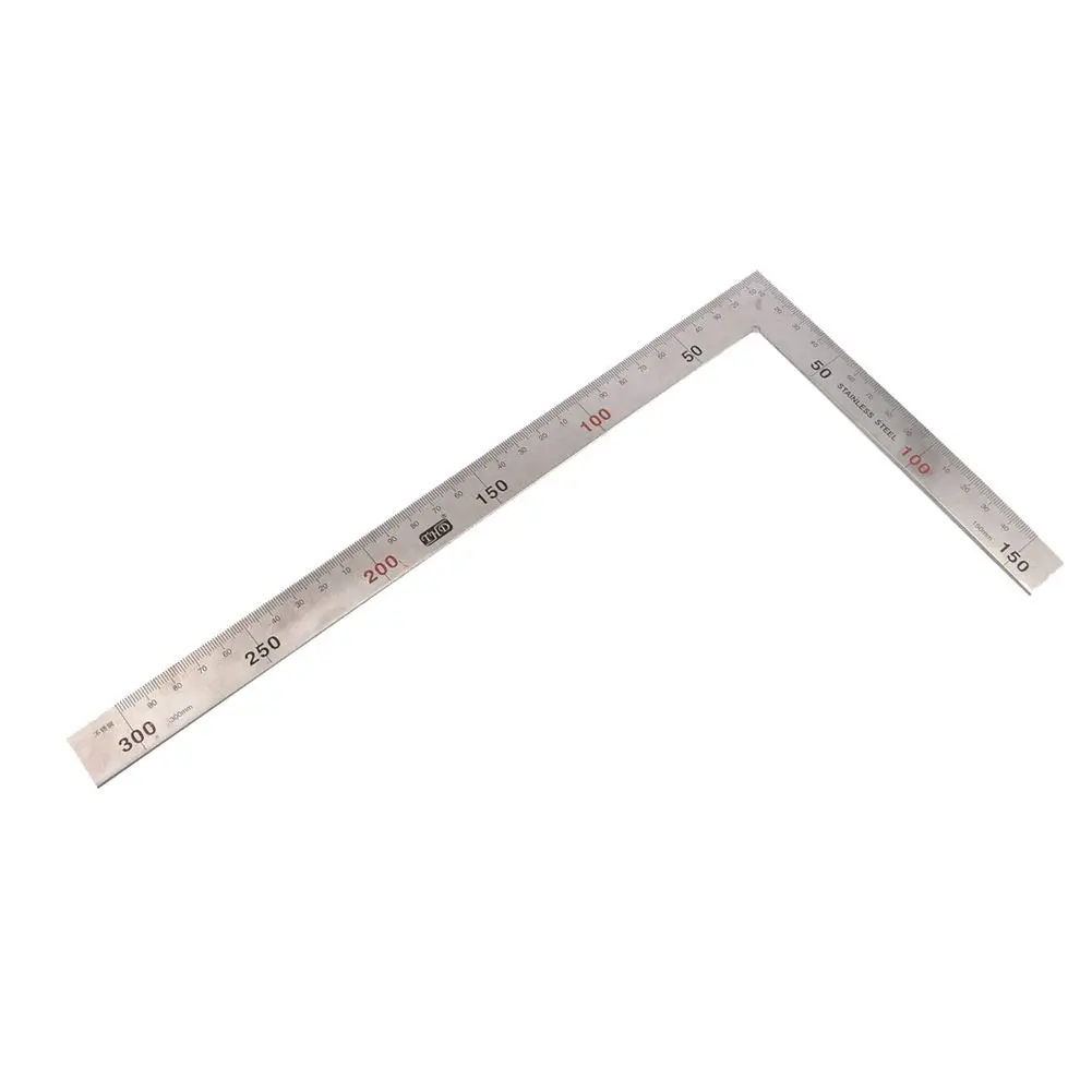 

Wholesale 5pcs of Stainless Steel 300mm 90 Degree Angle Metric Try Mitre Square Ruler