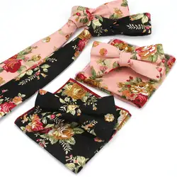 Мужской смокинг с цветком галстук-бабочка вечерние свадебные модный мужской Карманный платок квадратный набор YFTIE0104