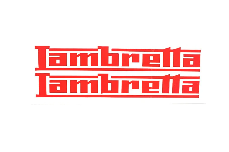 Мотоцикл Lambretta хромированной латуни Стикеры Танк Pad Стикеры мультфильм автомобиль обложки Стилизация Стикеры s наклейки для Lambretta Стикеры