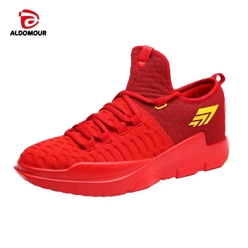 Aldomour Zapatillas de baloncesto hombres sneakers tamaño 39-45 Basket Homme zapatos de baloncesto chaussures de basket Homme b7019