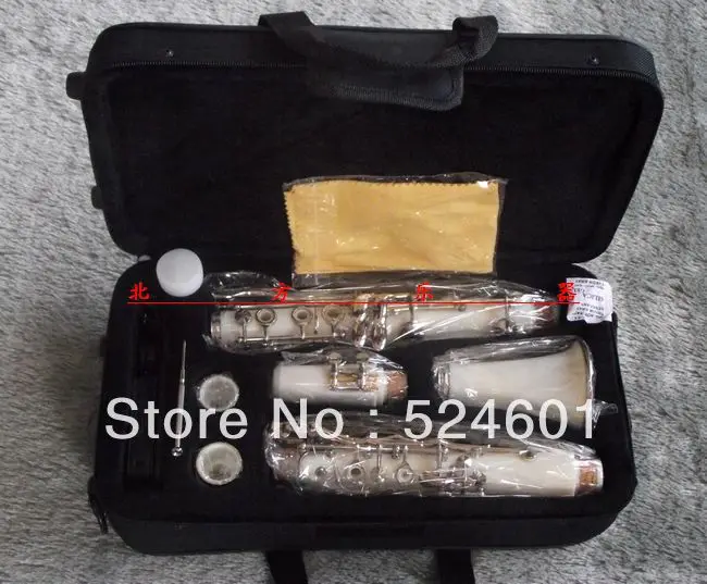 CL-300 17 Key Bakelite Clarinet in B Flat Surface Nickel Silver Plated High-grade Bb level Playing Clarinet Musical Instruments CL-300 17 Key Bakelite Clarinet in B Flat Surface Nickel Silver Plated High-grade Bb level Playing Clarinet Musical Instruments
