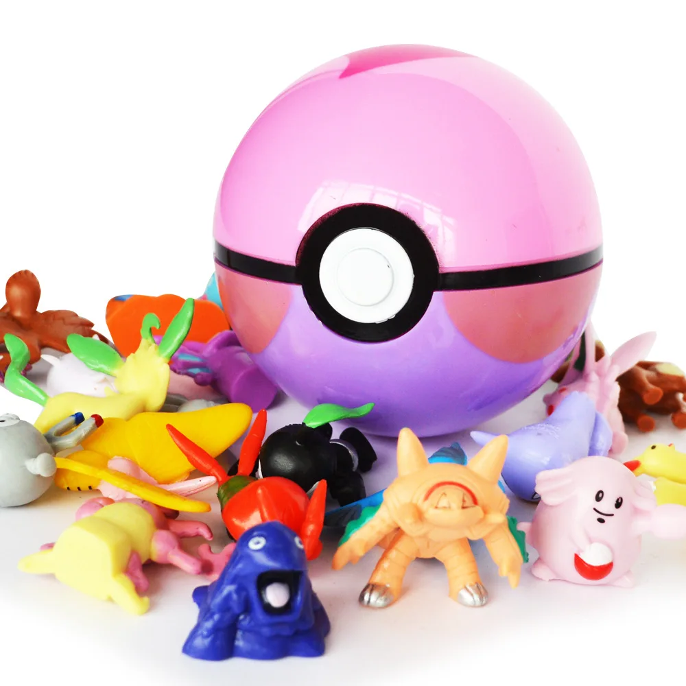 

1pc Pokeball Toy Openable 7cm Action Figures Babe Great Master Gs Ball
