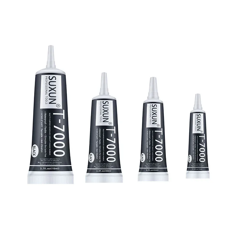 

110ml Epoxy Resin Universal Adhesive Glue T7000 Environmentally friendly Office Liquid glue T-7000 Black Polyuretha Adhesive