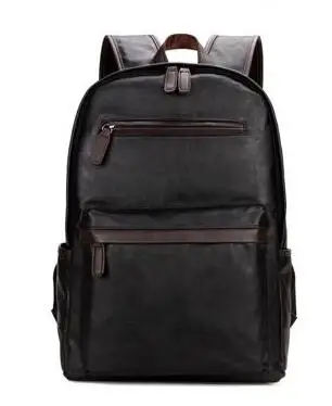 Joyloading модная кожаная сумка мужской рюкзак для ноутбука повседневный колледжа