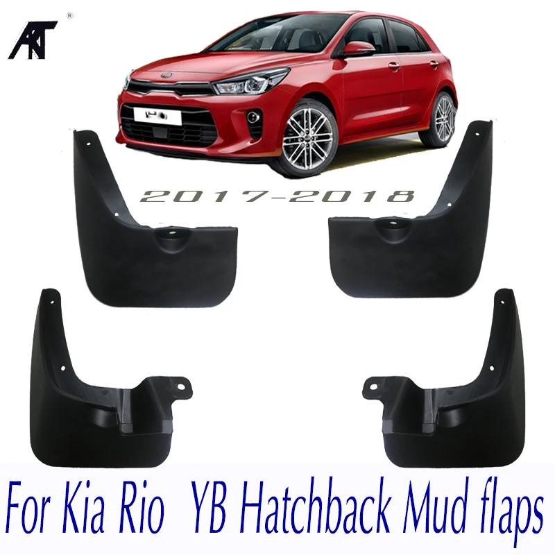 Car Mud Flaps For Kia Rio 2017 2018 YB Hatchback Mudflaps Splash Guards