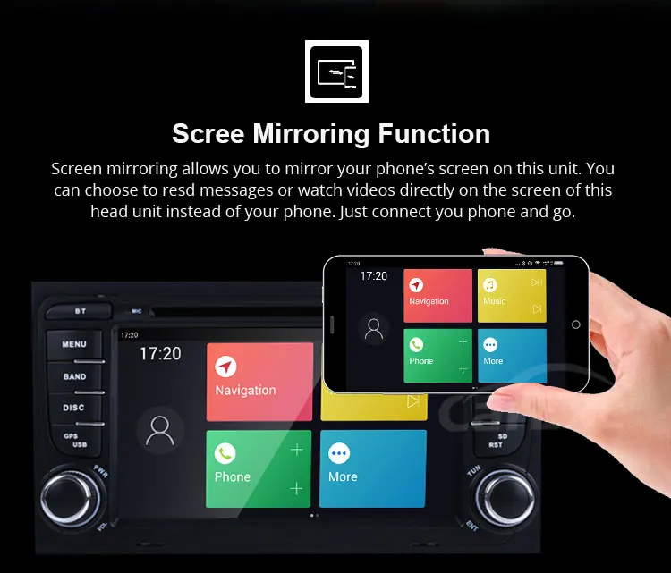 Cheap CarExc Android 9.0 For Audi A4 S4 RS4 SEAT EXEO Car DVD Player With GPS Navigation System WiFi Bluetooth USB SD Radio Multimedia 11