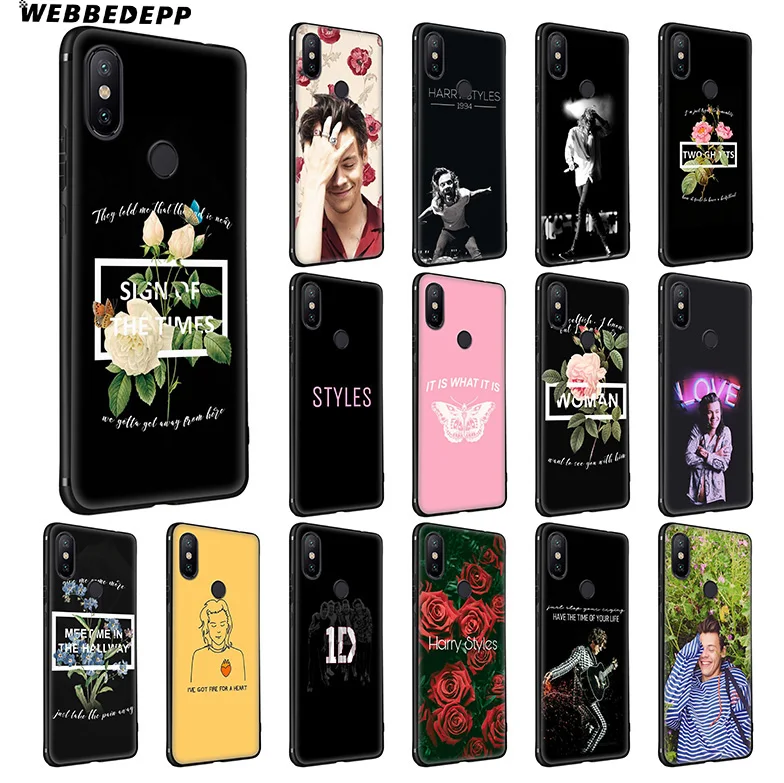 One Direction 1D harry Styles Soft Silicone Case for Xiaomi Redmi Note 7 6 6A 5 4 4X 4A S2 Plus Pro Lite Go |
