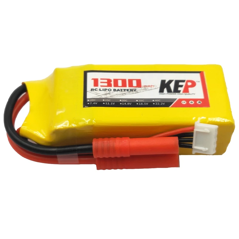 

RC lipo battery 2S 1300mAh 7.4v 25C RC LiPo Batteries For Remote Control Model XT60 High Capacity Rechargeable