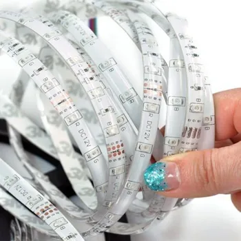 

New 2018 High Quality 5M 3528 RGB 300 Led SMD Flexible Light Strip Lamp+44 key IR+12V 2A Power Supply Lighting Drop Shipping