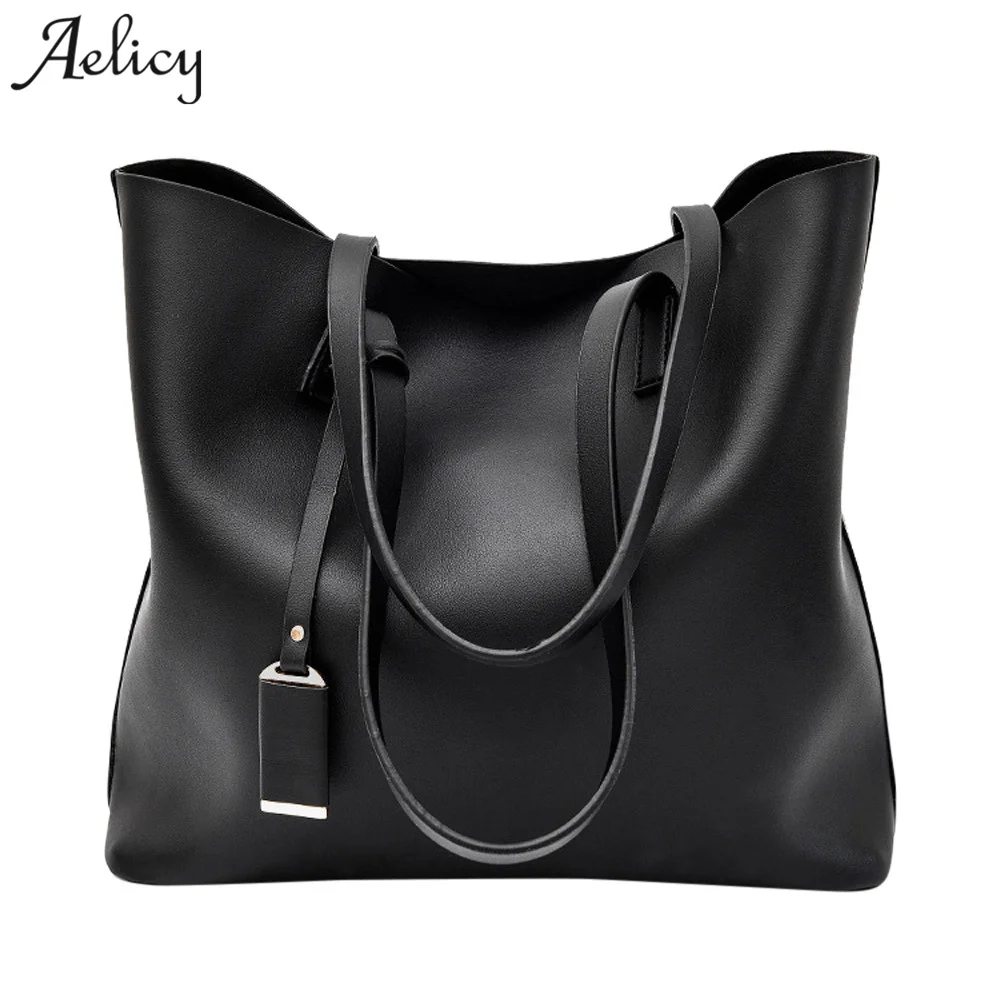

Aelicy High Quality Vintage Handbag Women Leather Shoulder Bag Ladies Retro Tote Large PU Handbags Crossbody Bags For Women