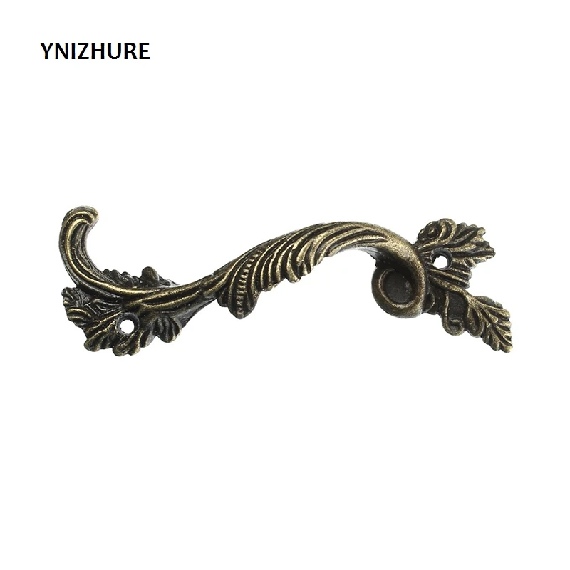 

new arrived 128mm 10pcs antique drawer knobs small alloy handle retro metal hardware wholesale handle poignee porte