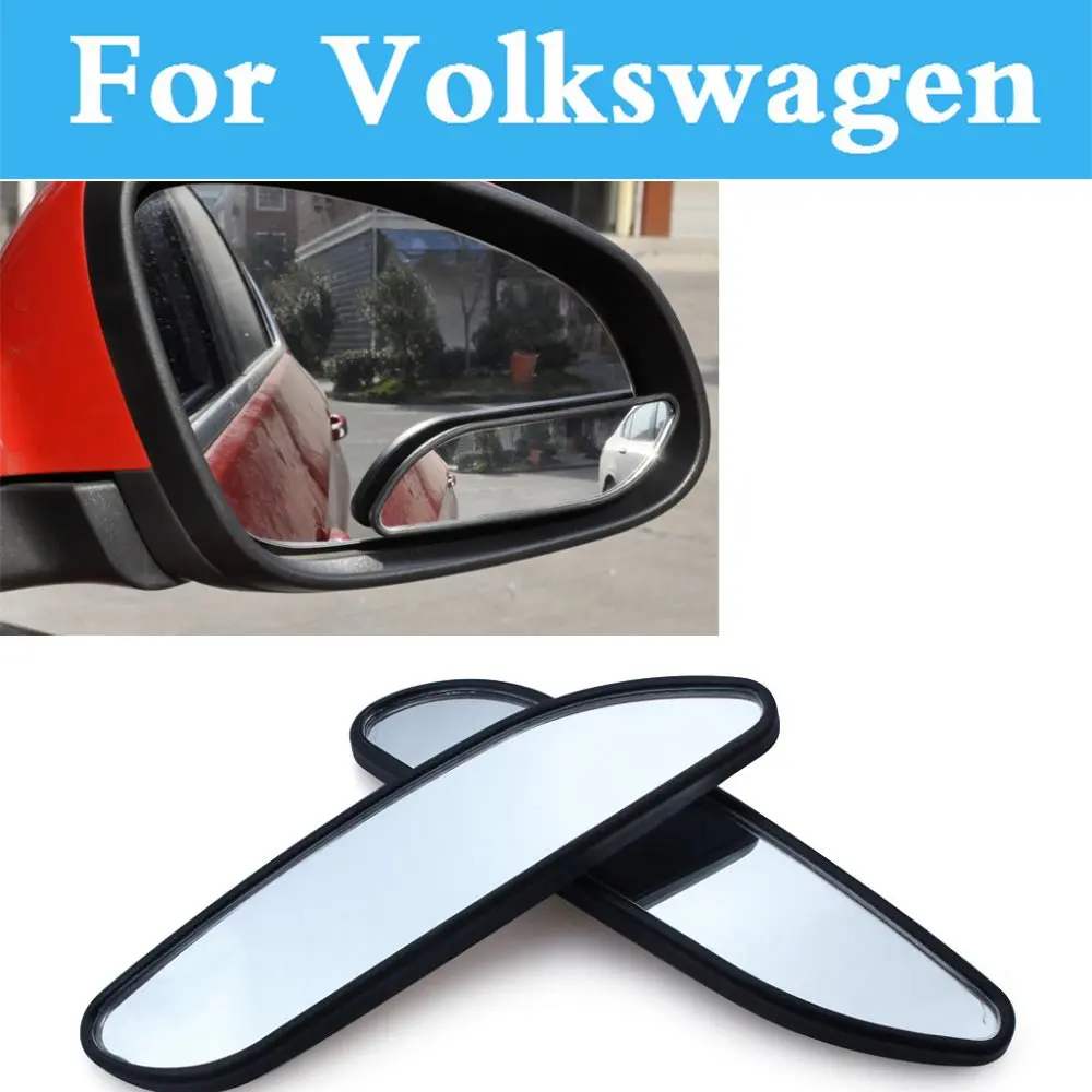 

Rectangle HD Car Blind Spot Reversing Rear View Auxiliary For Volkswagen Fox Golf GTI Beetle Bora Eos Golf Plus Golf R