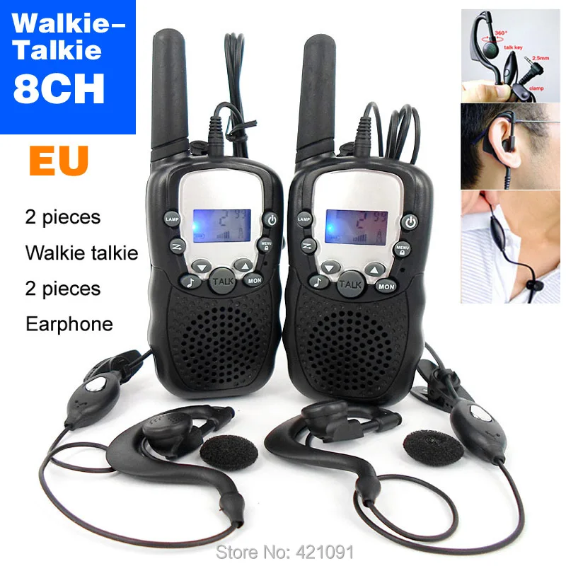 bilder für T-388 8 Kanäle Mini Walkie Talkie Travel Zweiwegradio Für Kind Kinder LCD Display Hf Transceiver Handfunkgerät und Kopfhörer bilder für T-388 8 Kanäle Mini Walkie Talkie Travel Zweiwegradio Für Kind Kinder LCD Display Hf Transceiver Handfunkgerät und Kopfhörer