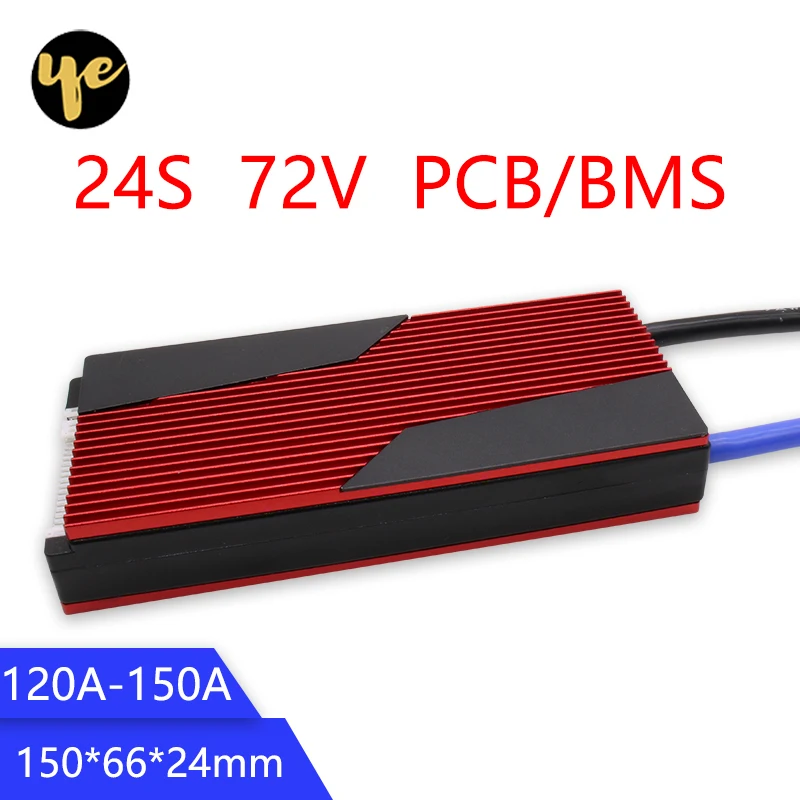 

24S BMS 72V LiFePO4 battery Management System BMS 120A 150A with high current for lithium battery