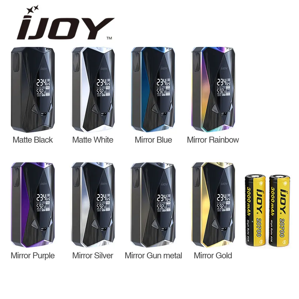 

Original 6000mAh IJOY Diamond PD270 234W TC Box Mod with 234W Max Output & Large OLED Display E-cig Diamond PD270 Vape Mod