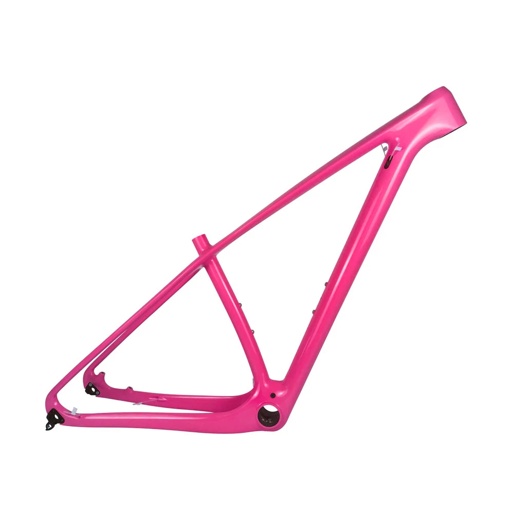 Spcycle Сверхлегкий 29er 27,5 er карбоновая MTB велосипедная Рама 650B Горный велосипед карбоновая рама совместима 142*12 мм и 135*9 мм 11 цветов - Цвет: Pink Color