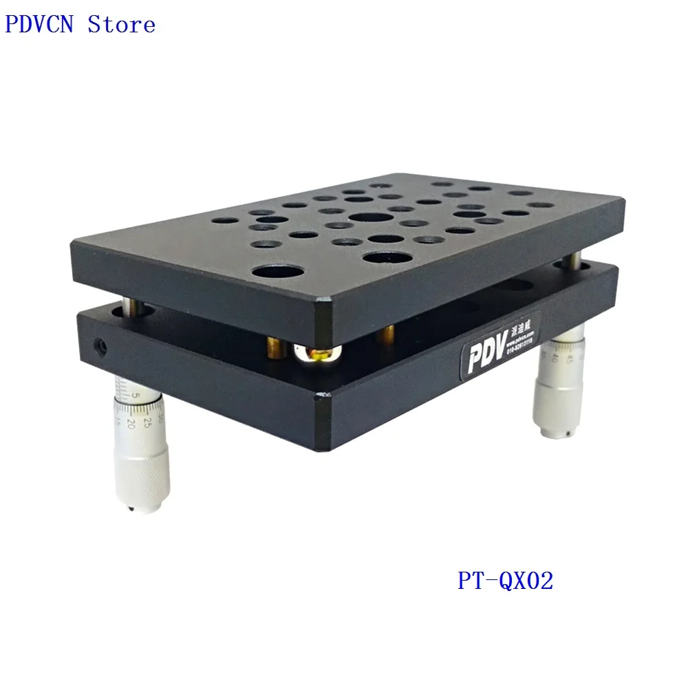 PT-QX02 Two Axis Manual Tilt Stage High Load Tilt