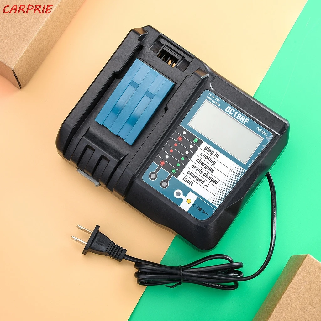 

CARPRIE DC18RF Li-ion Battery Charger Charging for Makita 14.4V- 18V Power Tool US 2019 Big Promotion Z30417