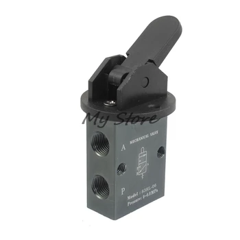

S3HL-06 2 Position 3 Way Handle Control Pneumatic Mechanical Valve PT 1/8"