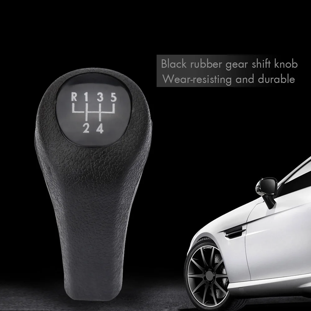 KKMOON 5-скоростной Черный автомобильный стиль ручная ручка переключения передач