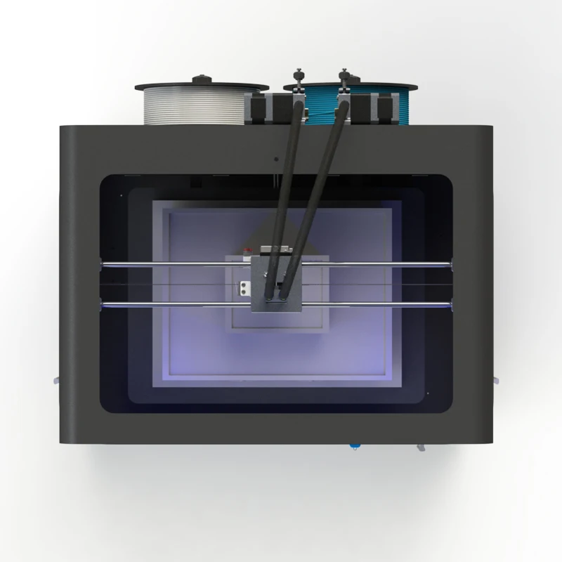 Creatbot 3d принтер двойной тройной экструдер 400*300*300 мм металлическая рама