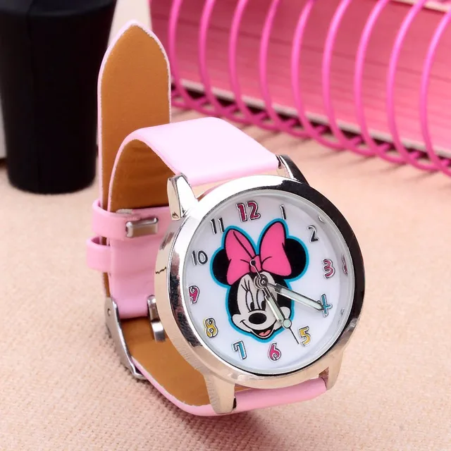 2018 New Cartoon Beautiful girl Minnie mouse style Color number dial children st 2018 New Cartoon Beautiful girl Minnie mouse style Color number dial children st