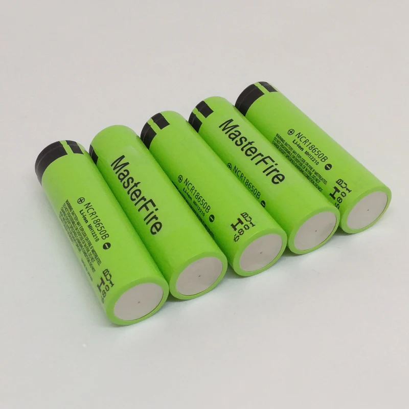 100 шт./лот MasterFire 18650 NCR18650B 3,7 V 3400mAh литиевая аккумуляторная батарея для Panasonic