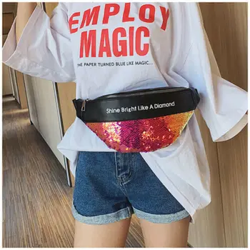 

Running Sport Bum Bag Fanny Pack Travel Waist Money Belt Zip fashion Comfortable princess Hiking Pouch Wallet