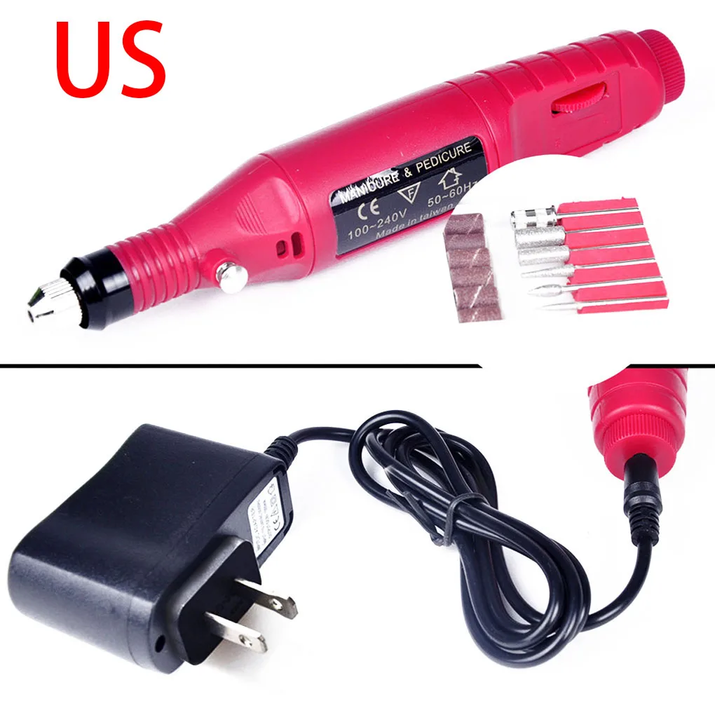 

TOP Pink Nail Polisher Electric Manicure Drill Manicure Tools Pedicure Polish Tools Foot Care Products