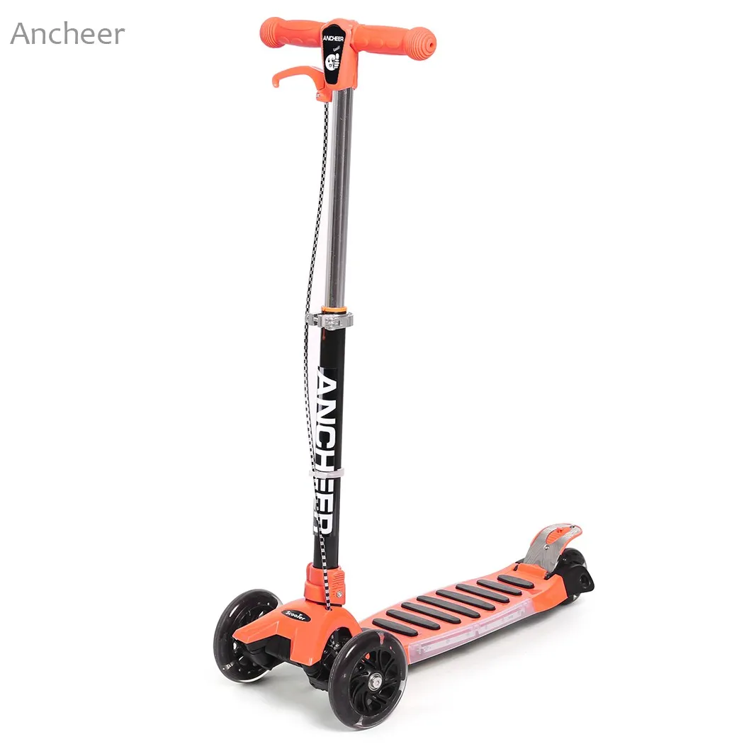 New Aluminium Alloy scooter board adjustable skateboard Kids Mini 3 Wheel Slider Motion Drifter Long Driving Push Scooter