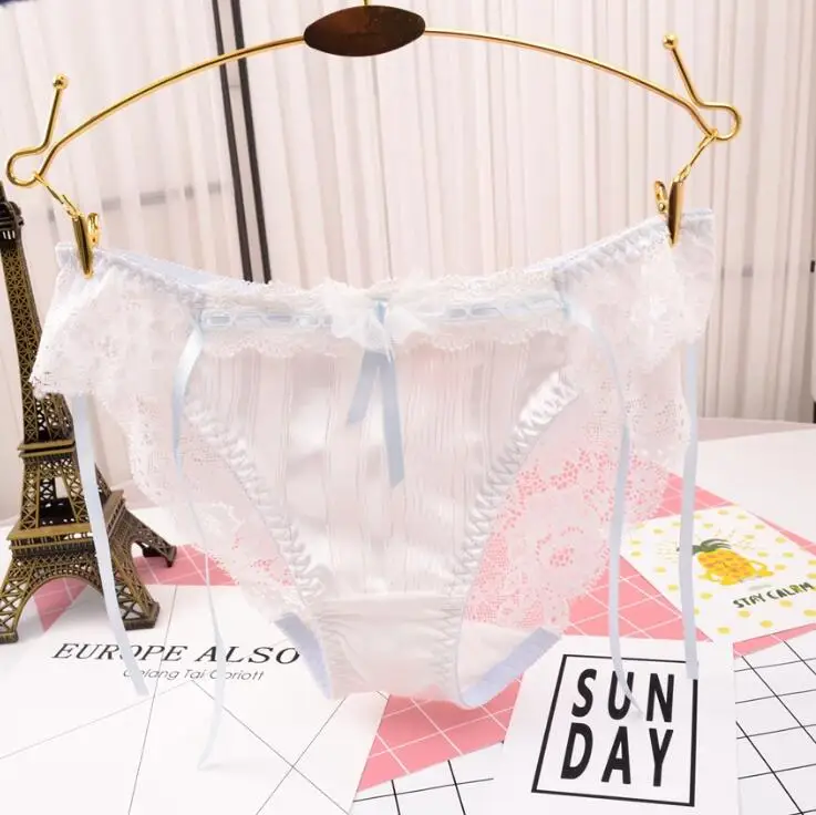 

2017 New Arrival Real Photo M L XLLovely Cute Lolita Kawaii Bridal Princess Sexy Lace Panties Underwear Brief Thong Knickers 327