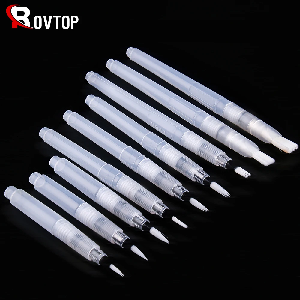 

Rovtop Portable Paint Brush Water Color Brush Pencil Soft Watercolor Brush Pen for Beginner Painting Drawing Art Supplies