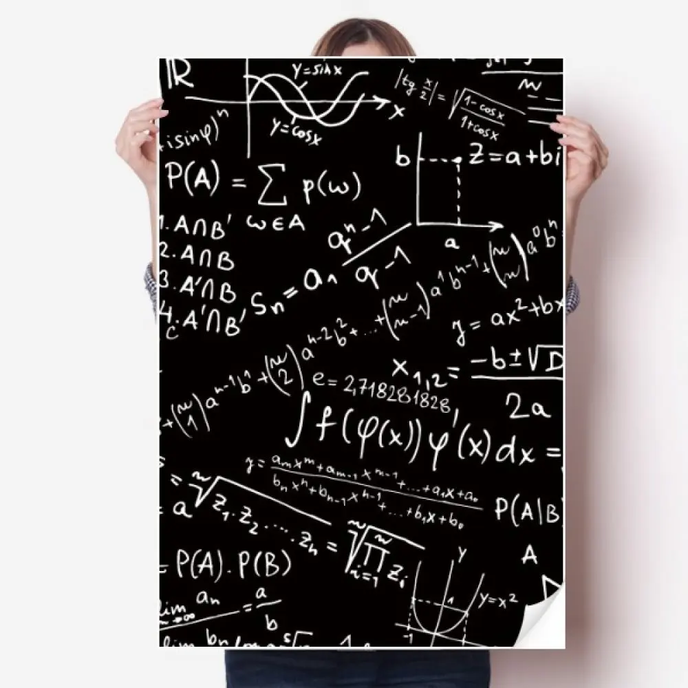 

DIYthinker Seeking Limits Formulas Science Calculus Figure Vinyl Wall Sticker Poster Mural Wallpaper Room Decal 80X55cm
