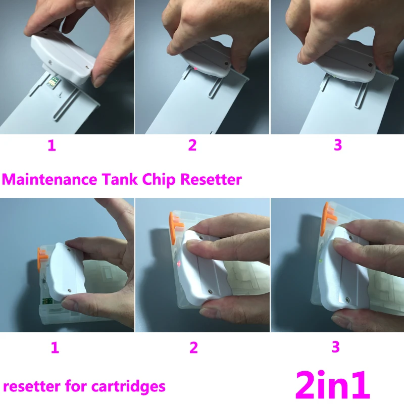 368 чипованный картридж и техническое обслуживание ёмкости для чипа Resetter для Epson Pro4400 4450 4450c 7600 9600 7400 9400 монтажное приспособление для чипов