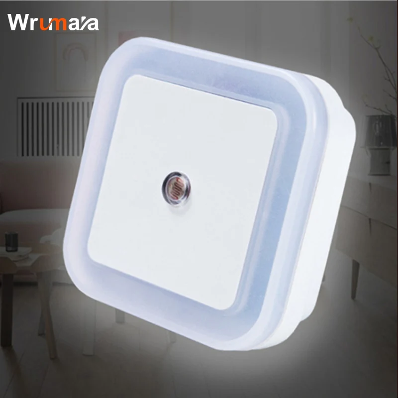 

Wrumava LED Night Light With Control Auto Sensor Light For Home Indoor Art Lighting In White Yellow Blue Red AC110V 220V EU US