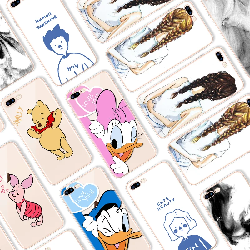 

Best Couple Phone Coque For iPhone 7 Plus 8 6 6S Plus 4 4S 5C 5 5S SE Fundas For iPhone XR X XS Max 9 10 Soft Silicone Girl Case
