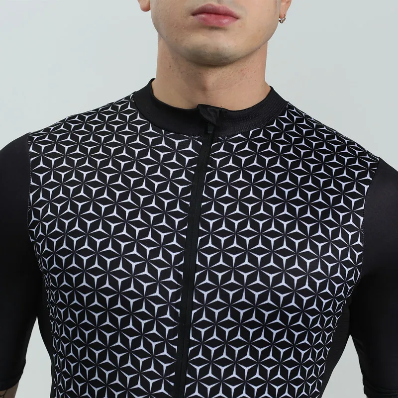 2019 summer men short sleeve cycling jersey set BOESTALK selling high quality black bike clothing ciclismo triathlon suit custom