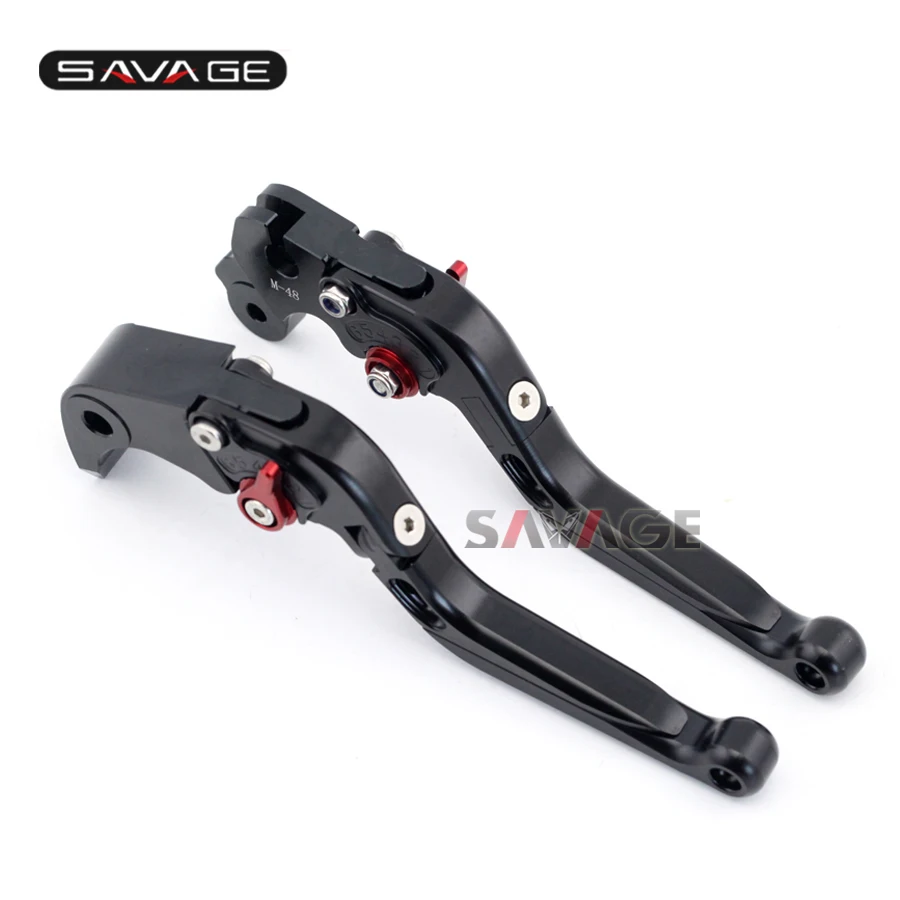 

For MV Agusta F3 675 12-16, F3 800/AGO 13-16 Motorcycle Aluminum Adjustable Folding Extendable Brake Clutch Lever Black