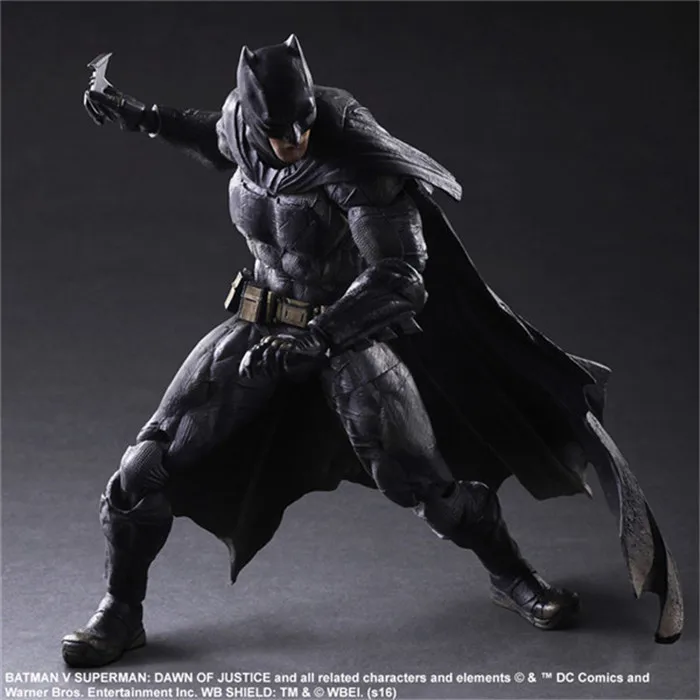 PLAY ARTS Down of Justice 25 см Бэтмен знак в фильме Бэтмен против Супермена фигурка модель игрушки