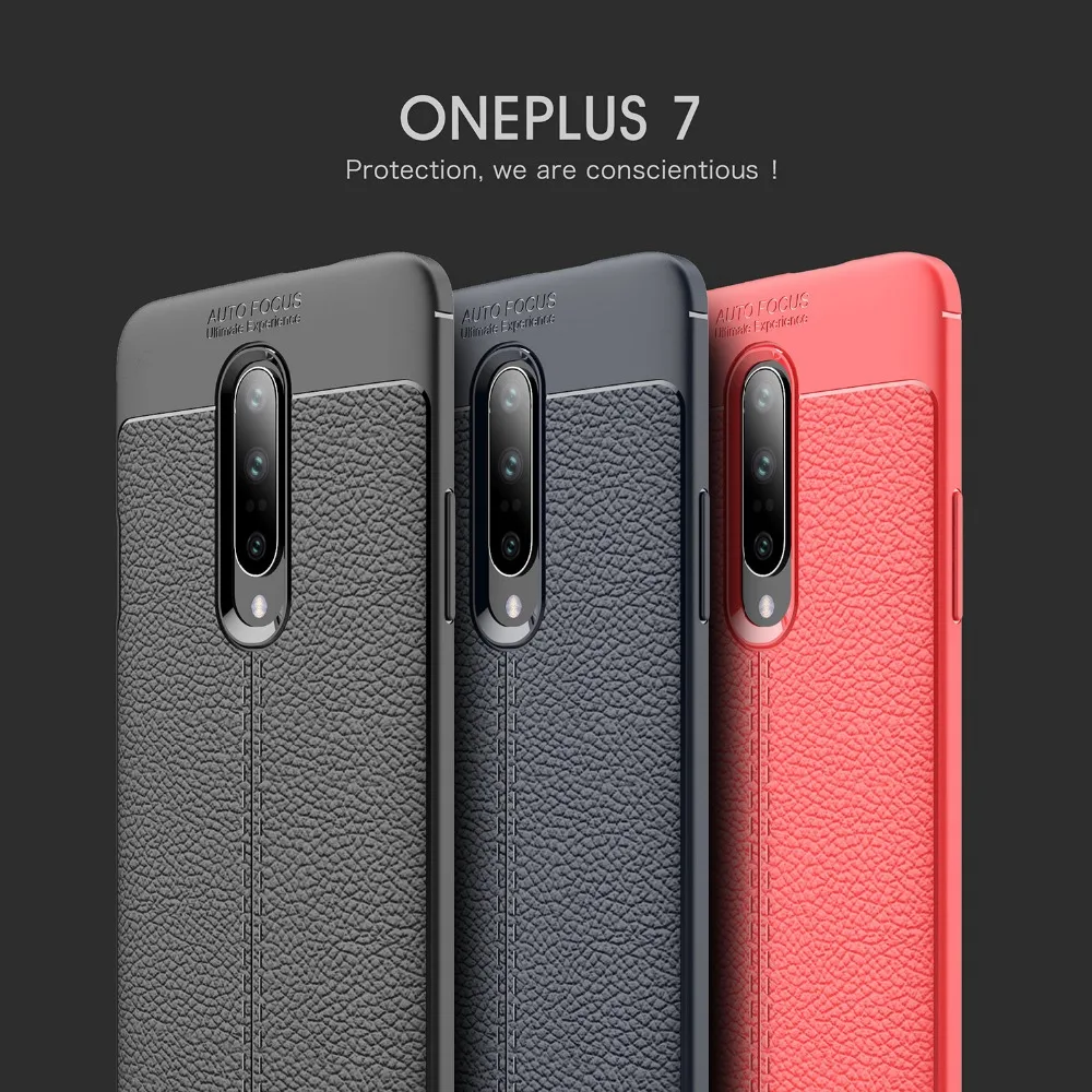 

Leather Phone Case For Oneplus 7 One plus 6 6T 360 Full TPU Silicone protection Back Cover For Oneplus 5 5T Shockproof Case
