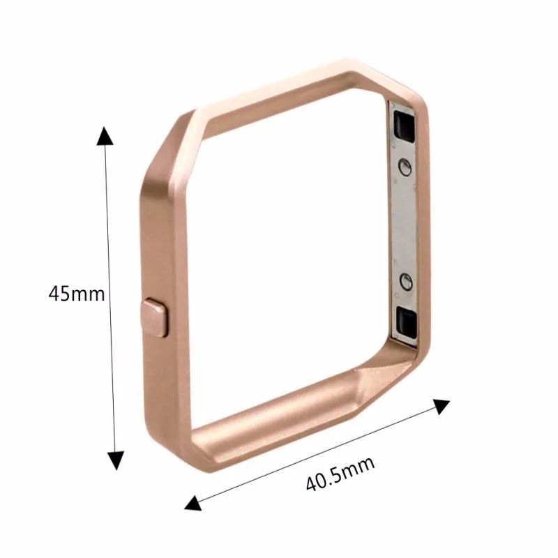 1 шт. часы из нержавеющей стали заменяют металлический каркас чехол для Fitbit Blaze