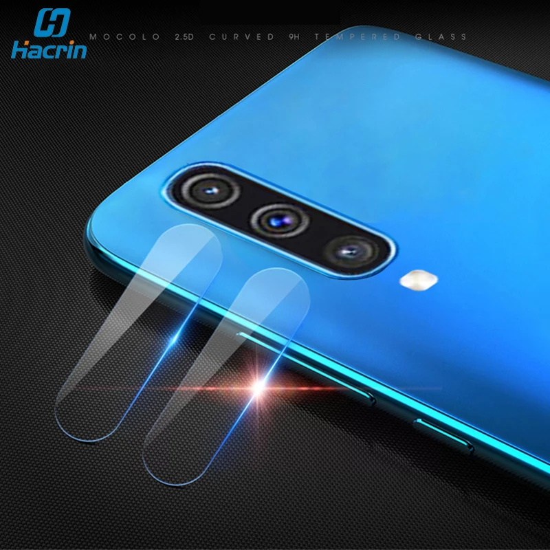 

Hacrin Lens Film For Samsung Galaxy A30 A40 A50 A70 Tempered Glass Explosion-proof HD Clear Slim Lens Film Back Camera Protector