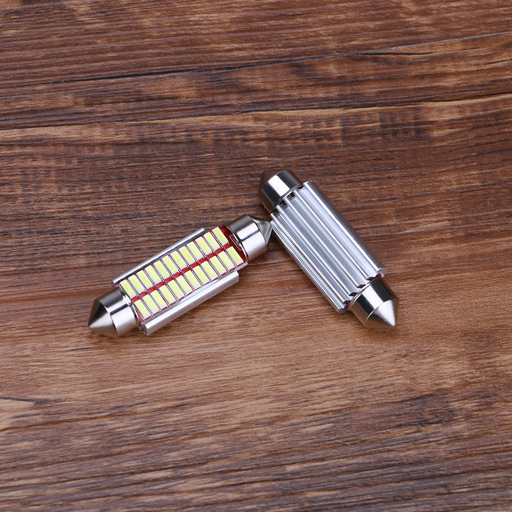 2 шт. высокое качество 31 мм 36 39 41 C5W C10W яркая 4014 SMD светодиодная гирлянда Canbus без