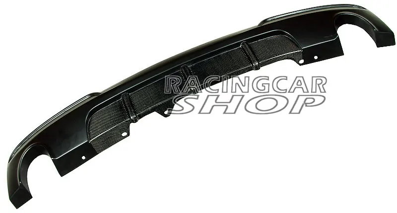 P Style Real Carbon fiber REAR DIFFUSER for BMW 5-Series F10 535i 535d 550i SEDAN 2PIPE M-TECH M-Sport BUMPER