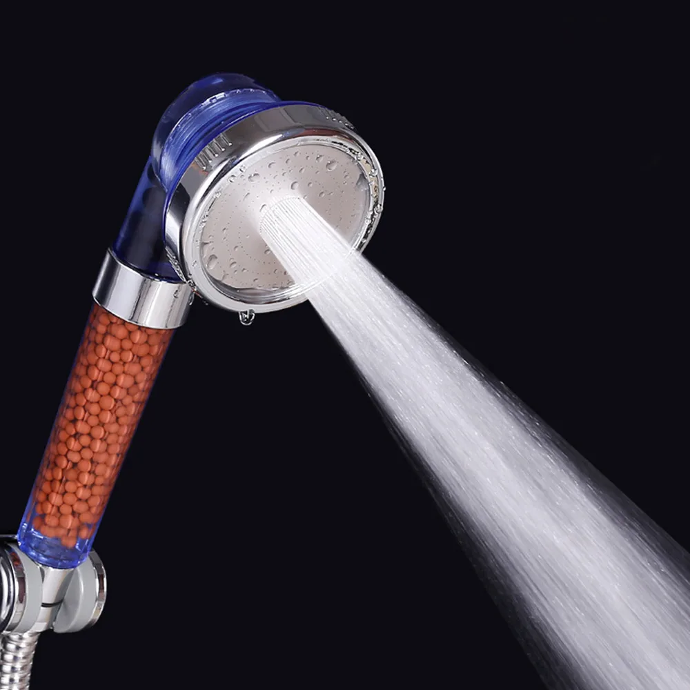 Free shipping Three function High Pressurize Water Saving plastic Hand